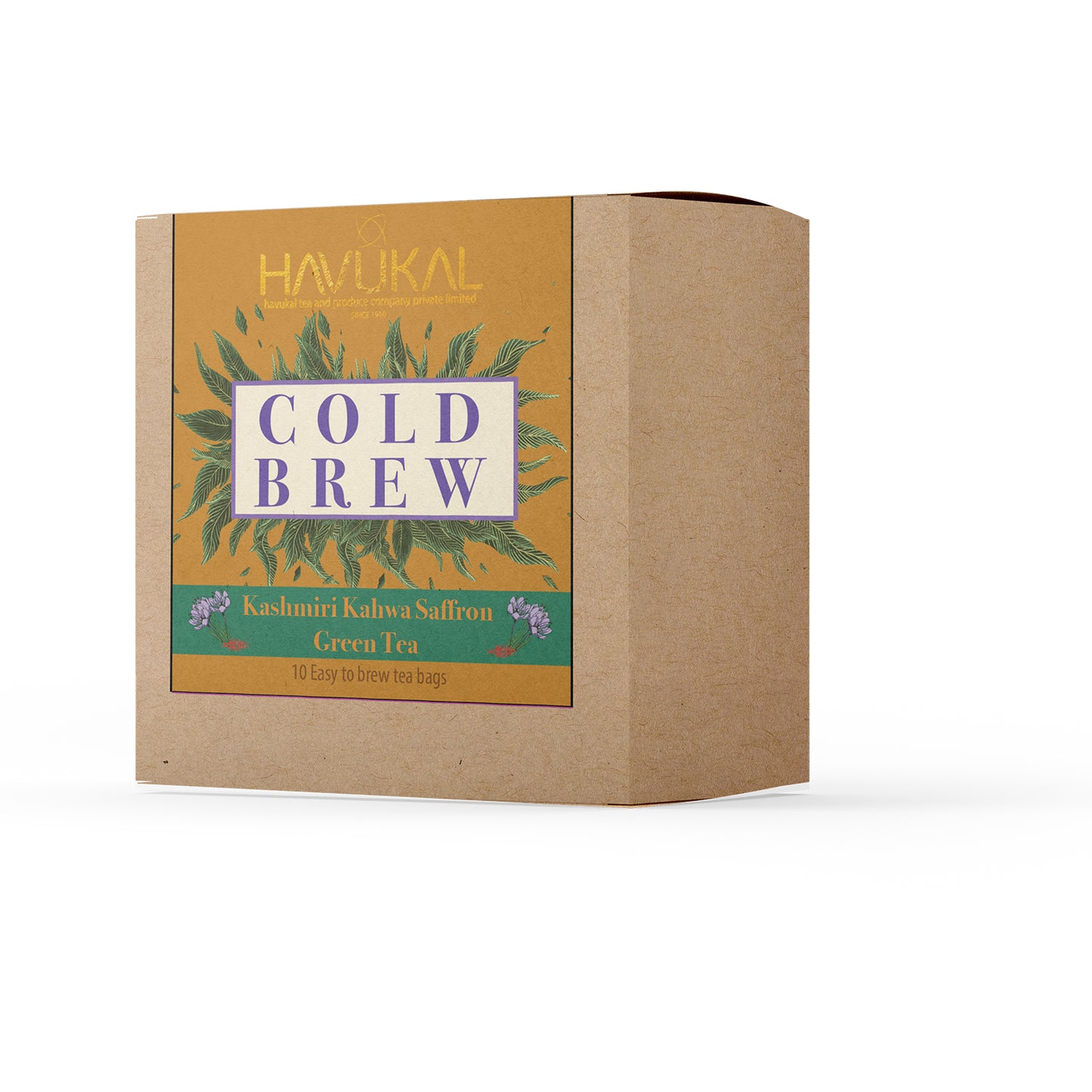 Safron Kahwa Cold Brew Green Tea