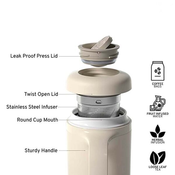 Tea Infuser Suction Mug